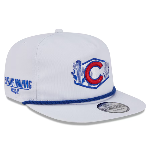 Chicago Cubs New Era 2025 Spring Training Palm Golfer Snapback Hat Cap MLB Men's