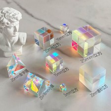 Color Prism Sun Catcher Optical Cube Stress Relief Gift Light Spectrum Decor