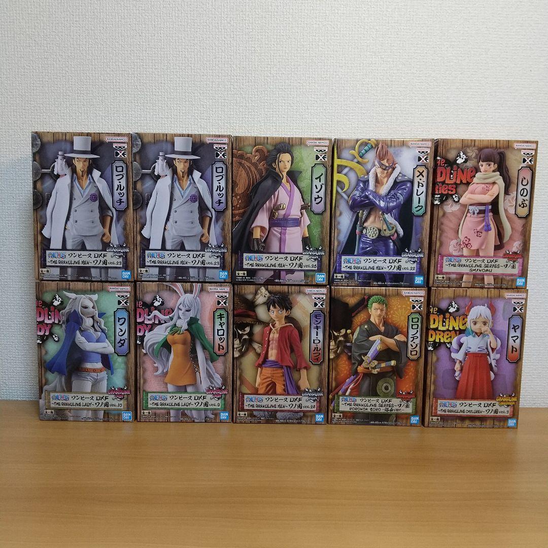 ONE PIECE WANOKUNI STYLE 10体セット One Piece World Collectable Figure Wanokuni Onigashima Vol