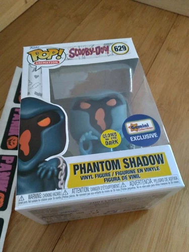 Funko Pop Animation Scooby-Doo GITD Glow Phantom Shadow #629 Gemini Exclusive