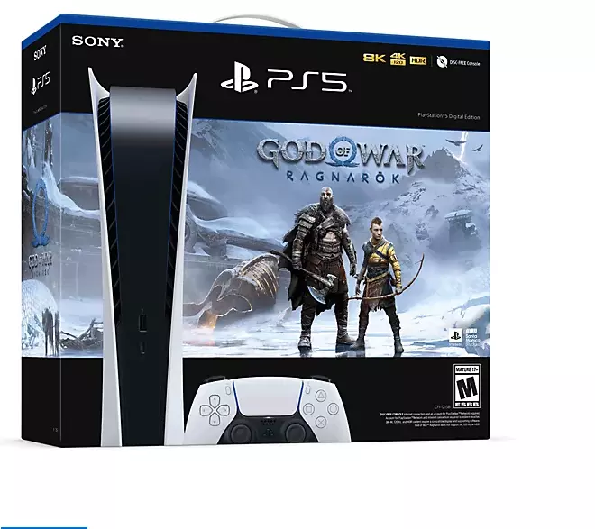 PlayStation 5 Digital Edition God of War Ragnarok Bundle 711719558392