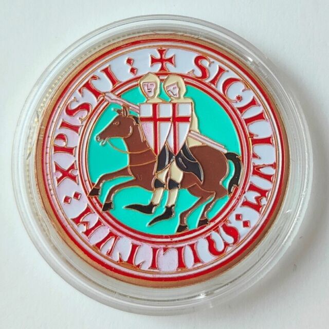 Commemorative Token Soldier And Knights Templar. Souvenir Collection Commemorative Token Soldier And Knights Templar. Souvenir Collection