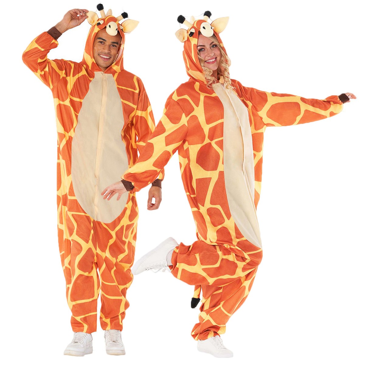 Giraffe Costume Adult Orange Bodysuit Giraffe Costume Adult Orange Bodysuit