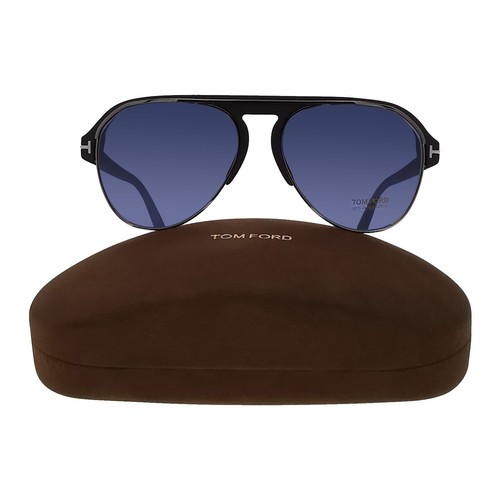 NWT MENIZZI Sunglasses Aviator Brown Black Lenses MS09 Sz 61-15-135 Designer Tortoiseshell Niners Glasses #1152025 | Zenni Optical main image 4