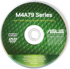 ASUS M4A79 Deluxe AND M4A79-T Deluxe Motherboard Drivers Install Disk M1473