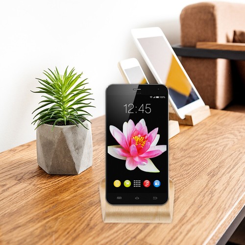 Stand Wood Tablet Stand Phone Storage Rack Wooden Phone Holder - 第 5/12 張圖片