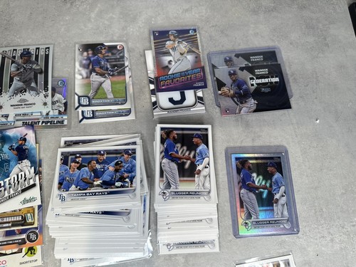 LOTTO BASE INSERTO CARTA WANDER FRANCO 159 ROOKIE 2022 TOPPS DONRUSS CHROME RAYS WOW - Foto 4 di 7
