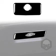 Piano Black 1pcs Copilot Storage Box Handle Cover For Chevrolet Camaro 10-15 LHD