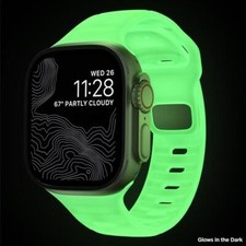 Glow in the Dark Band for Apple Watch 45/49/42/41/44/40/38mm, Ultra 8/7/6/5/SE