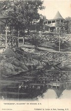 SCARBORO ON HUDSON NEW YORK~ROCKLEDGE~JAMES HART TUCK PHOTO POSTCARD