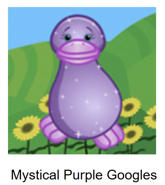 Webkinz Classic Mystical Purple Googles *Code Only* (~messaged~) - Image 3 of 3