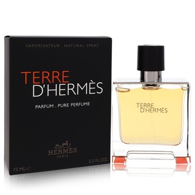 Terre D'Hermes von Hermes, reines Parfum Spray 75 ml für Männer brandneu schneller Versand