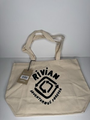Rivian Enviro Reusable Canvas Tote Bag New $20 Adventous Forever