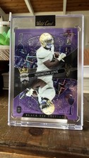 Wild Card Black Tie Edition Jeremiyah Love Rookie 1/1 Football Trading Card