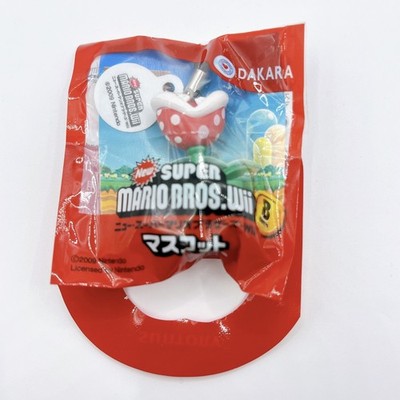 Super Mario Bros. Piranha Plant Wii x Dakara Strap Mini Figure Nintendo Japan