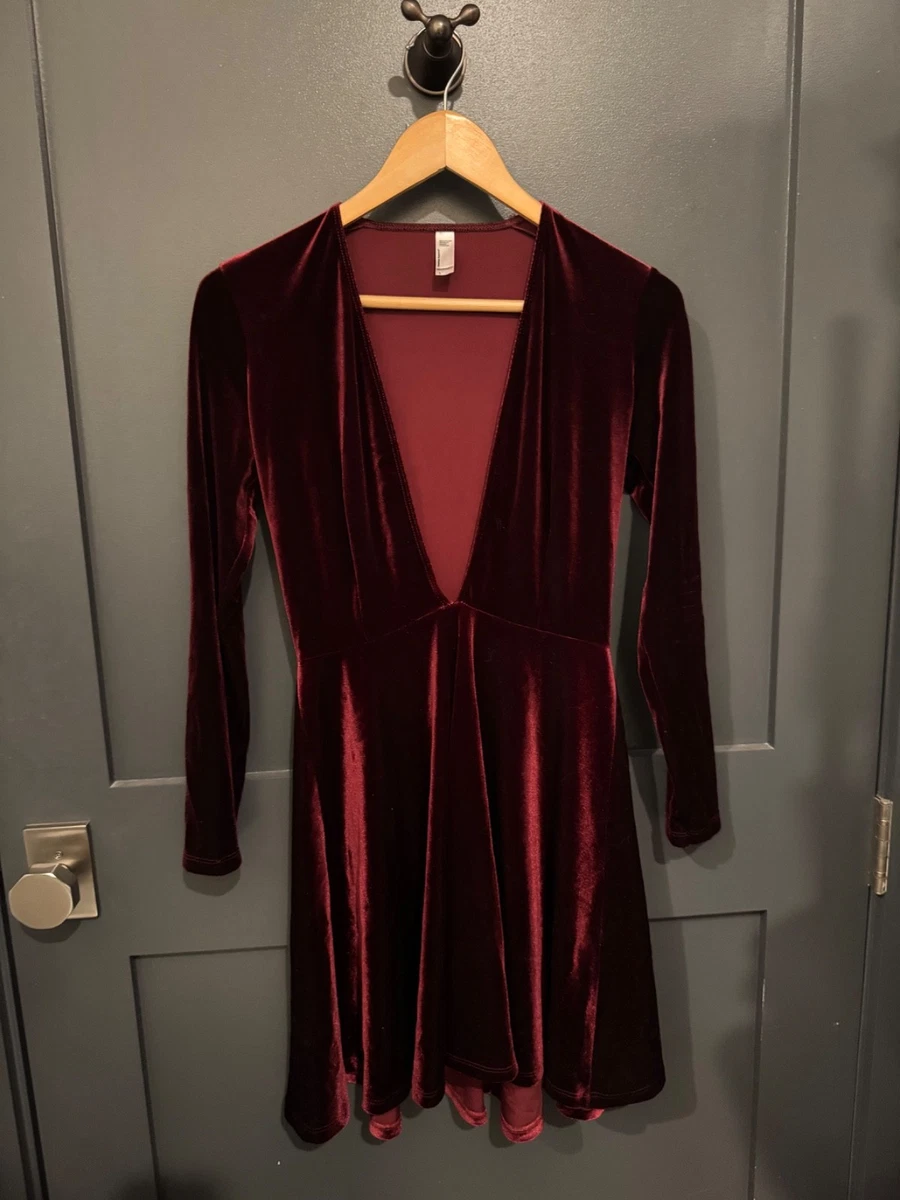 American Apparel Velvet Solid Dresses for Women for sale | eBay