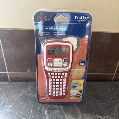 Brother P-touch H100R Label Maker/Printer Red New and Sealed