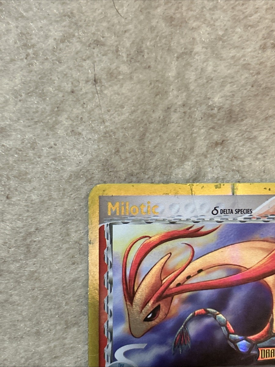 Pokemon Milotic 5/101 Delta Species Dragon Frontiers Stamp Reverse