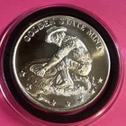 1 oz Golden State Mint Prospector International World Trade Unit .999 Silver