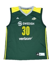 Adidas WNBA Seattle Storm #30 Breanna Stewart 2016 Rookie Basketball Jersey L