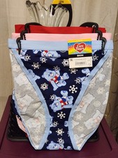 Care Bears Women's Bikini Panties 3 Pair Christmas L 12/14 Brand New w Tag