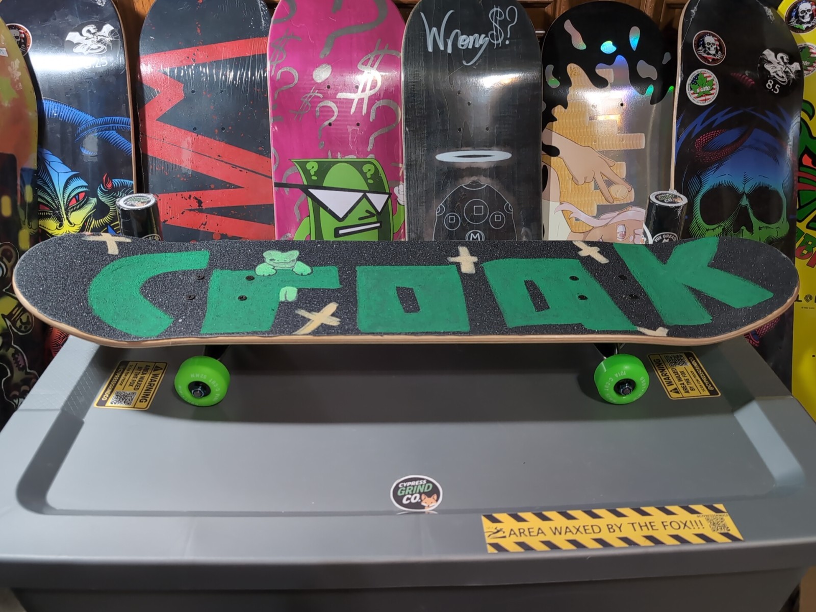 Cypress Grind CROAK Complete Skateboard &ndash; 8" | Custom Buil