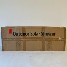 GAME 85-Inch Luxury Solar Outdoor Shower, 11-Gallon - Brushed Gold 85001-BB
