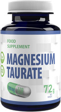 Hepatica Magnesium Taurate 2000Mg per Serving – 120 Vegan Capsules | High-Streng 0.09 per thousand milligrams