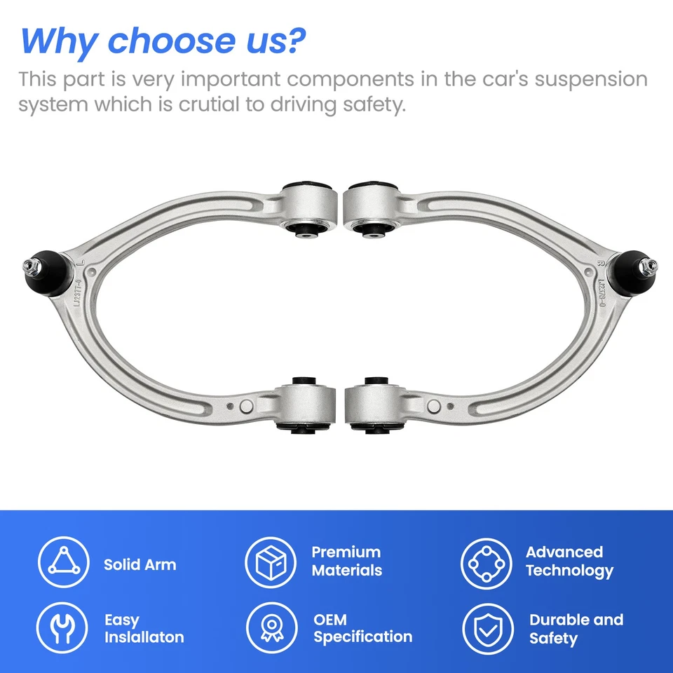 Front Upper Control Arm w/Ball Joint Kit for Mercedes Benz CL550 S600 S400 - Image 4 of 4