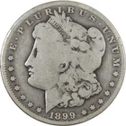1899 O Micro O Morgan Dollar VG Very Good 90% Silver $1 Coin SKU:I4276