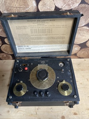 GEC Resistance Capacity Bridge M874B Vintage Test Equipment 