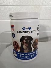 Pawzitive Pets Omega Skin  Coat Collagen Soft Chews For Dogs 120 Count 11/2026