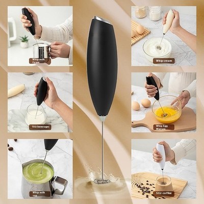 Mini Handheld Electric Egg Beater Milk Coffee Frother Drink Foamer Mixer Tool