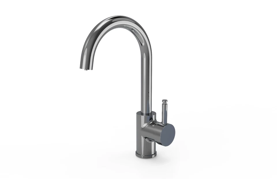 Single Lever 3-in-1 Instant Boiling Hot Water Tap – Chrome - Full Kit - Image 2 of 4