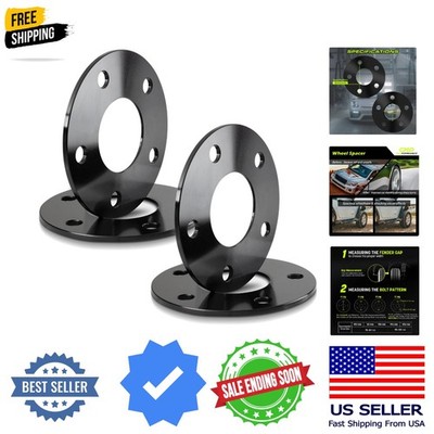 4pcs 5mm Hubcentric Black Wheel Spacers 5x114.3 67.1mm CB Compatible with Gen...