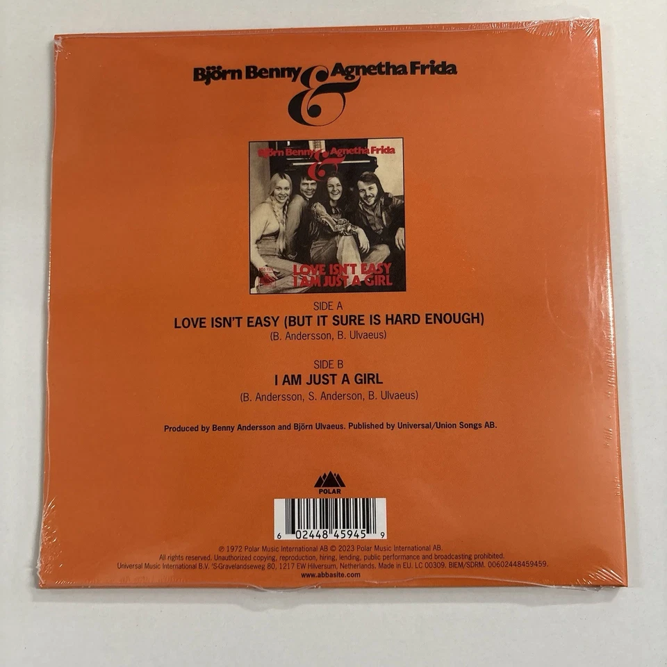 ABBA – Love Isn’t Easy - UK Polar 7" Picture disc - 00602448459459 SEALED!! - Image 2 of 2