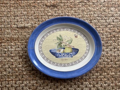 Wedgwood Sarah's Garden Pryus Malus blau Keramik Servierplatte - 16'' x 13,5''