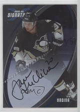 2002-03 ITG Be A Player Signature Series Signatures Jan Hrdina #114 Auto 1h1d