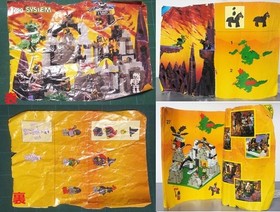 LEGO 6087 Witch's Magic Manor + 2539 Flying Machine Castle Minifigures