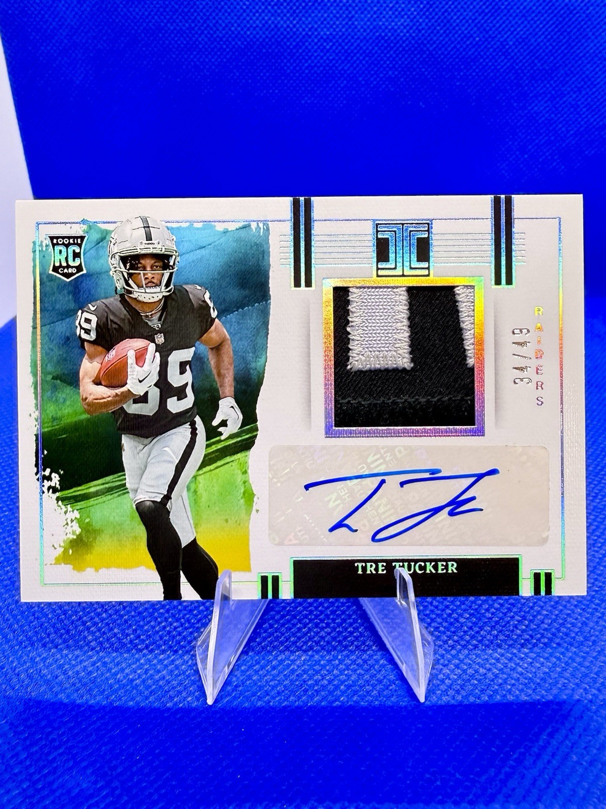 Tre Tucker Panini Impeccable Rookie Patch Autographs #RPATT Silver