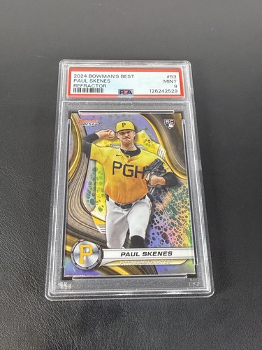 2024 Bowman's Best - Paul Skenes #53 Refractor (RC) PSA 9