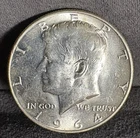 90% Silver 1964 D JFK Kennedy Half Dollar Brilliant