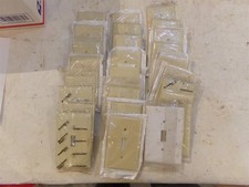 Qty 27: LIGHT SWITCH COVER 1 GANG / SINGLE - NEW SOME MISSING SCREWS