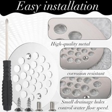 Bathroom Drain Cover Set Standard Measurements Center to Center 2 5/8 In