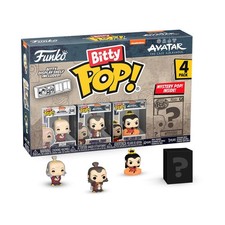 Funko Bitty Pop! Avatar: TLA - Iroh 4PK - Iroh, Admiral Zhao,  (Importación USA)