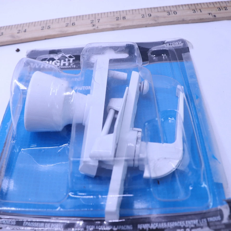 Wright Products Universal Knob Door Latch for Screen and Storm Doors, White - Image 4 of 4