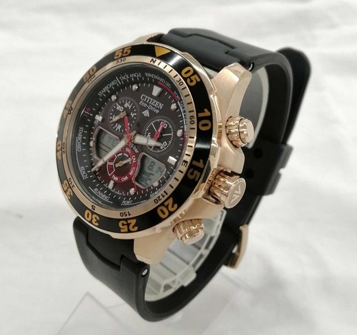 Citizen Promaster C660-S067634 Eco-Drive Digi-Ana Blk Or Ss Solar Montre Hommes - Photo 2 sur 7