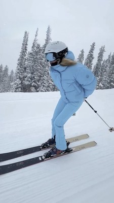 Cordova Bormio Flared Ski Pants Celeste Blue Waterproof -  Small -  NEW w/o tags