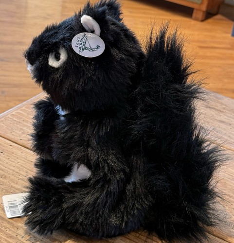 PINEHURST GOLF Plush “FOX SQUIRREL” Driver HEAD COVER Black & White NEW w/Tags