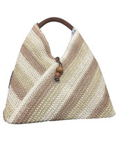 Womens Woven Straw Hobo Bag Summer Beach Tote Boho Handbag Vacation Shoulder